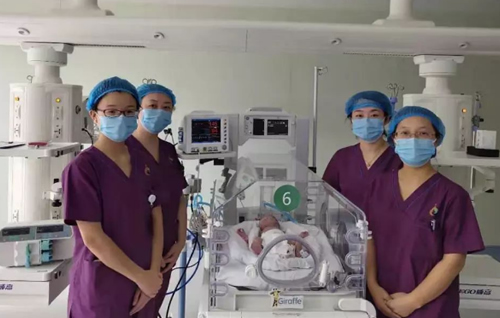 中央监护/新生儿监护/天荣医疗-5G院前急救，患儿突遇车祸急转来院，淄博市妇幼保健院多学科协作精心护佑