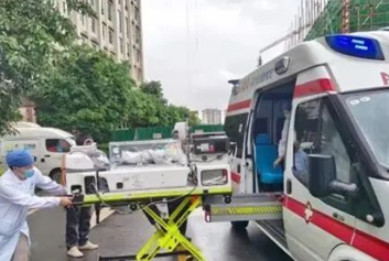 5G音视频远程会诊/病人定位系统新生儿监护天荣医疗-吉安，超早产+超低体重双胞胎早产儿成功急救转运